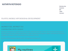 Tablet Screenshot of kathrynrotondo.com